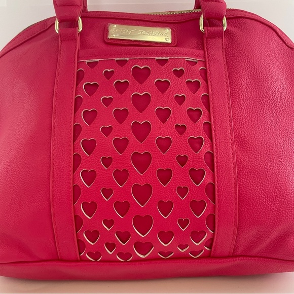 Betsey Johnson Pink Dome Tote - Picture 2 of 12